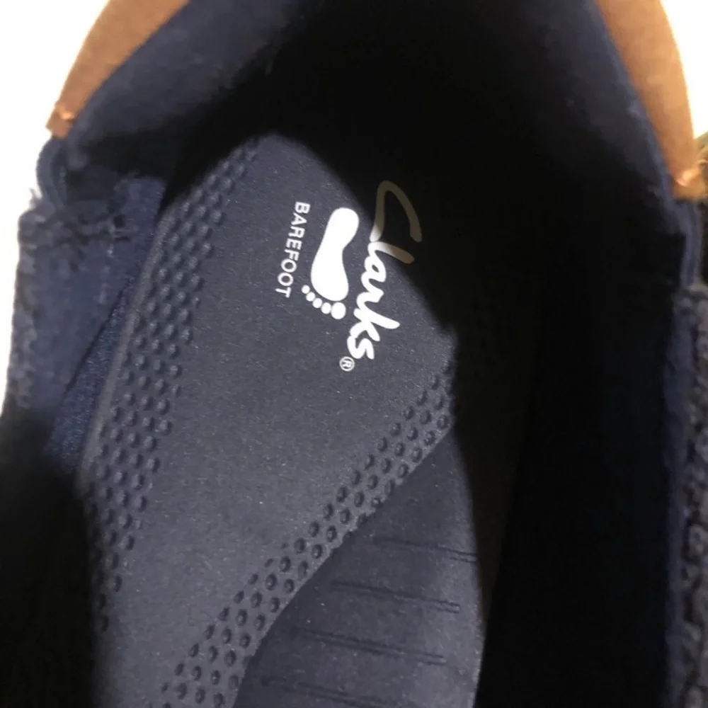Clarks Men's RelaxLite Step Loafers Navy Sz 11